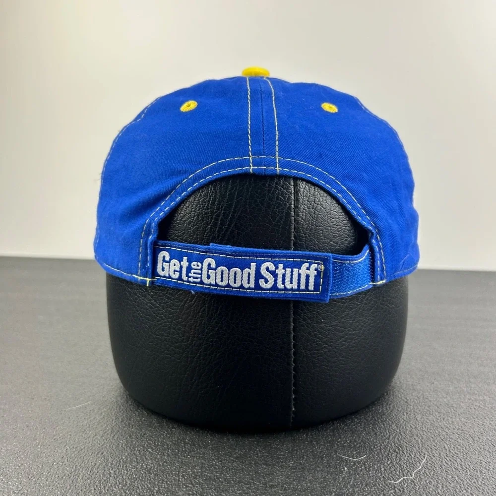Vintage NAPA Racing Hat Cap Strap Back Adjustable Blue Martin Truex Jr Nascar 56